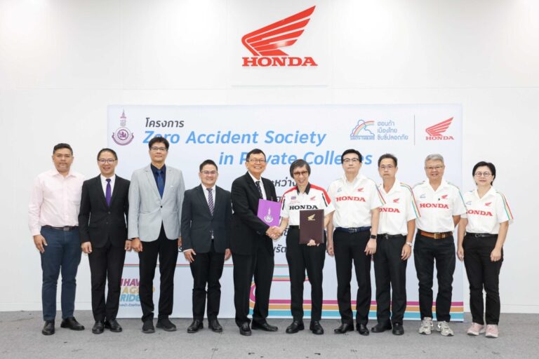 “ไทยฮอนด้า” จับมือ “สวทอ.” เสริมทักษะขับขี่ปลอดภัย