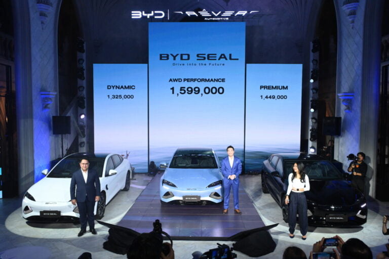 BYD SEAL เปิดตัวในราคาเริ่มต้น 1.325 ล้านบาท