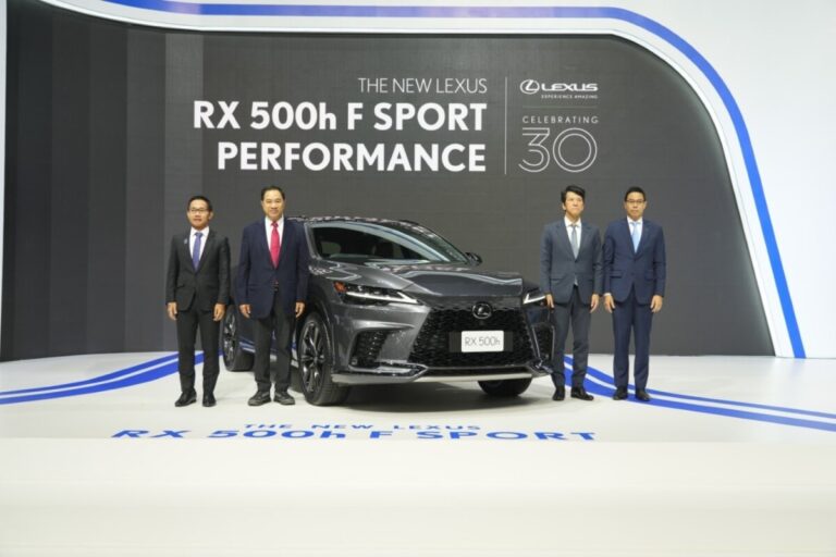 เลกซัส เปิดตัว Lexus RX 500h F SPORT Performance และ RX 350h ในงาน Motor Expo 2023