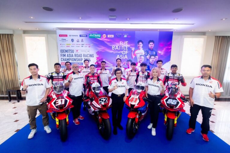 “ฮอนด้า” ยกทัพนักบิด Honda CBR Series ดวลศึกสองล้อทางเรียบเอเชีย
