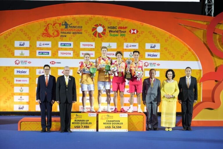 โตโยต้า ร่วมแสดงความยินดีกับนักกีฬาไทย